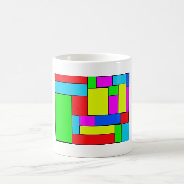 Kunst von abstraktem tasse (Mittel)
