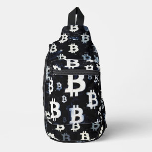 Kunst von Bitcoin (BW-A) Ölgemälde Crossbody Bag