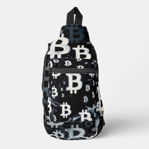 Kunst von Bitcoin (BW-C) Ölgemälde Crossbody Bag