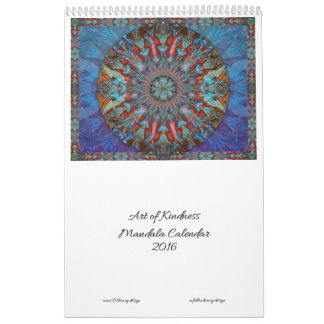 Kunst von Güte-Mandala-Kalender 2016 Kalender