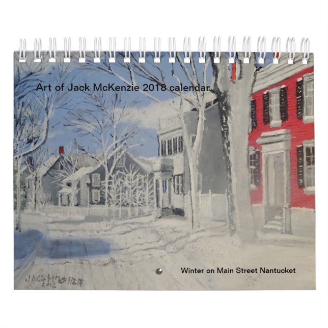 Kunst von Jack Mckenzie 2018 Kalender (Titelbild)