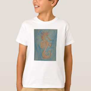 Kunst von Kindern, Hippocampus, Seepferd, Shirt