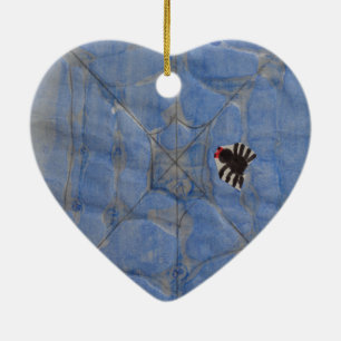 Kunst von Kindern, Spiegeln mit Spinnennetz, zeich Keramik Ornament