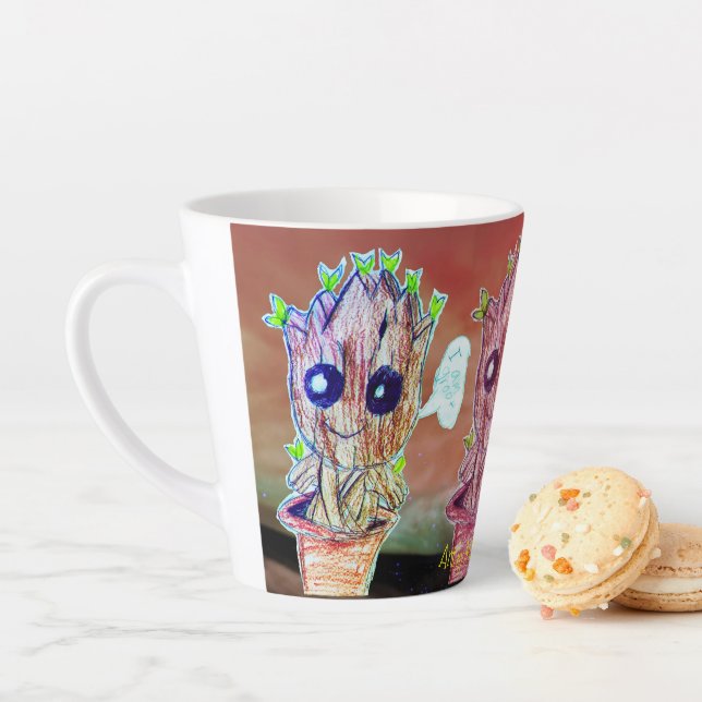 Kunst von Micheal Baby Groot Tasse (Beispiel)