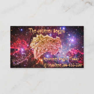 Kunst von Micheal Die Reise beginnt die Visitenkar Visitenkarte