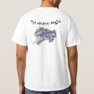 Kunst von Micheal Die Reise beginnt T - Shirt