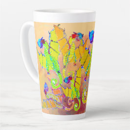 Kunst von Micheal Dragons Latte Tasse