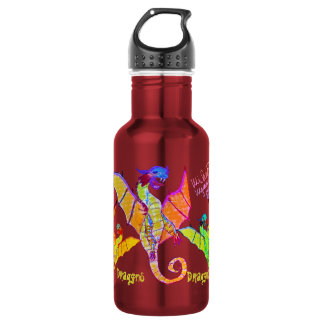 Kunst von Micheal Dragons Wasserflasche