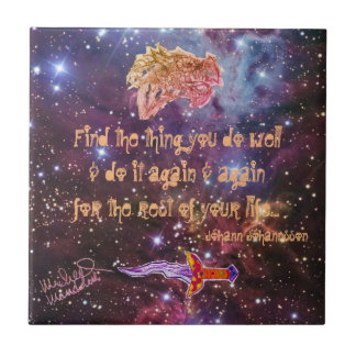 Kunst von Micheal Inspiration Dragon Keramik Tile Fliese