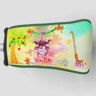 Kunst von Micheal Zion über die Kletterwand Golf Headcover