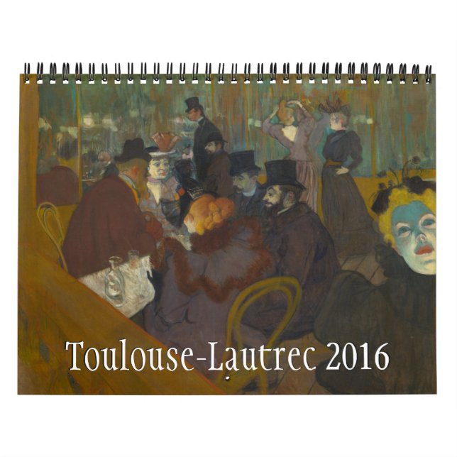 Kunst von Toulouse-Lautrec Kalender (Titelbild)