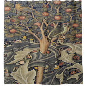 Kunst William Morriss schöne nouveau Arbeit Duschvorhang