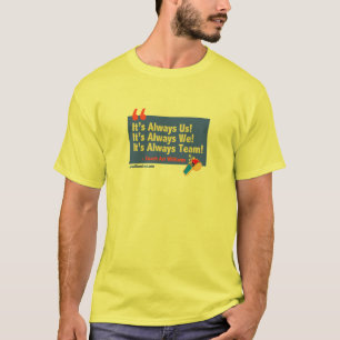 Kunst-Williams-Zitat auf dem T - Shirt der Männer