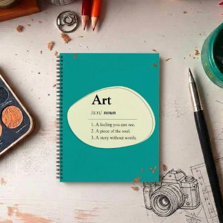 Kunst Wörterbuch Stil Skizzenbuch Notizbuch