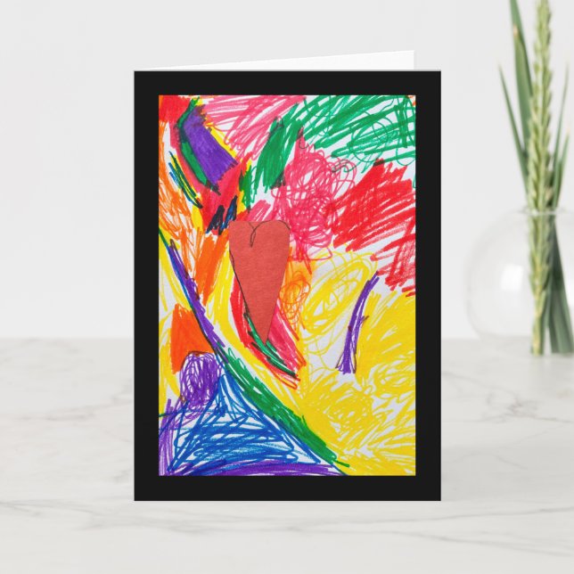 Kunstaudruck für kundenspezifische Kinder Karte (Vorderseite)