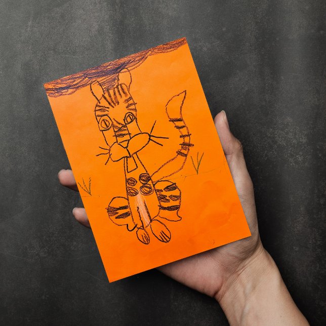 Kunstaudruckpostkarte für benutzerdefinierte Kinde Karte (Von Creator hochgeladen)