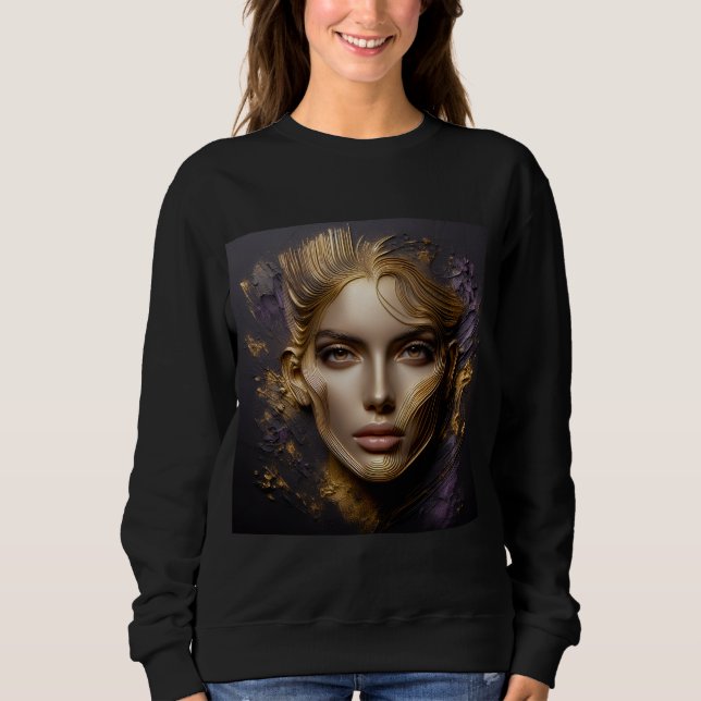 Kunstausdruck von Frauen in Sweatshirts 19 (Vorderseite)