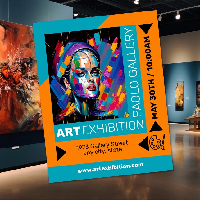 Kunstausstellung Flyer (Von Creator hochgeladen)