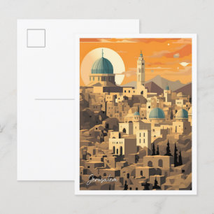 Kunstausstellung Jerusalem Postkarte