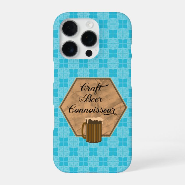 Kunstbierkenner iPhone Hülle (Rückseite)