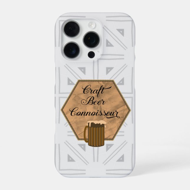 Kunstbierkenner iPhone Hülle (Rückseite)