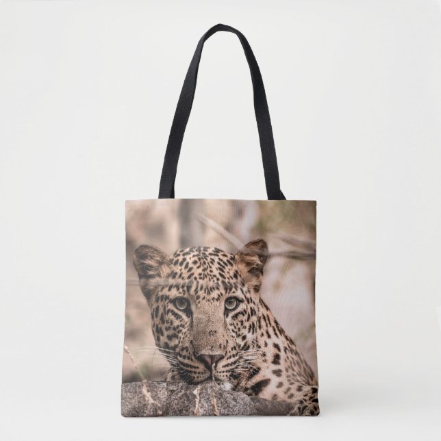 Kunstbild männlicher Leoparden oder Panther (Vorderseite)