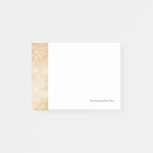 KunstblumenSchmutz-Hintergrundmuster Post-it Klebezettel (Vorderseite)