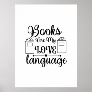 Kunstbücher lesen ist meine Liebe Poster
