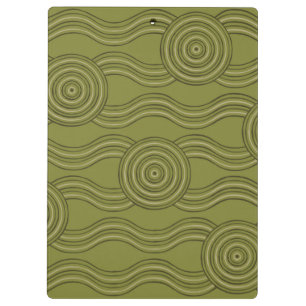 Kunstbüchse der Aboriginal Klemmbrett