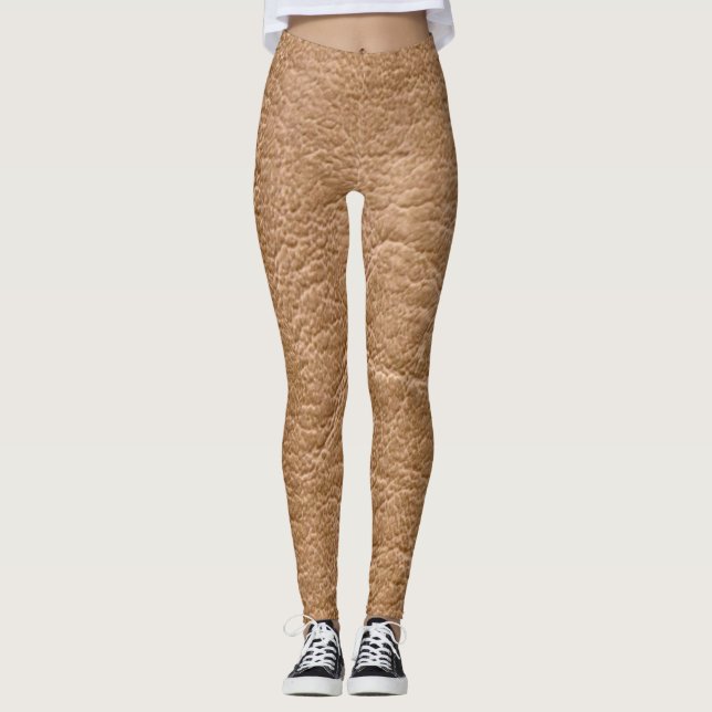 Kunstdoodle-zeichnend Kunst Leggings (Vorderseite)