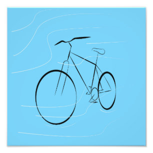 Kunstdruck für die Bicycle Line Fotodruck