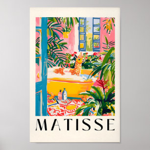 Kunstdruckerei, Lama Art Print, Badezimmer-Dekorat Poster