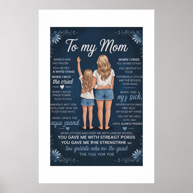 Kunstdruckerei mit Mutter-Tochter-Anleihe - Linsen Poster (Vorne)