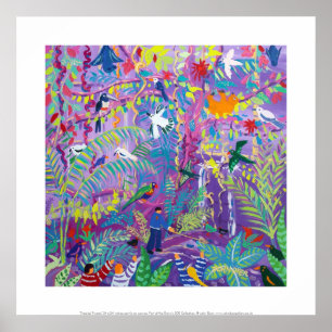Kunstdruckerei: Tropische Tweetete Poster