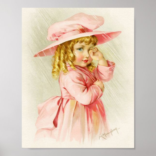 Kunstdruckerei von Maud Humphrey Girl Poster (Vorne)