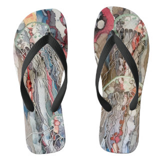 Kunstdruckflip-Flops. Flip Flops