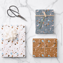 Kunstdruckpapier für eine Linie Geschenkpapier Set