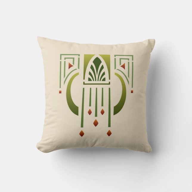 Künste u. Handwerks-Anhänger #5 Kissen (Vorderseite)