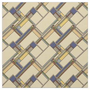 Künste u. Handwerks-Fall-geometrisches Muster Stoff