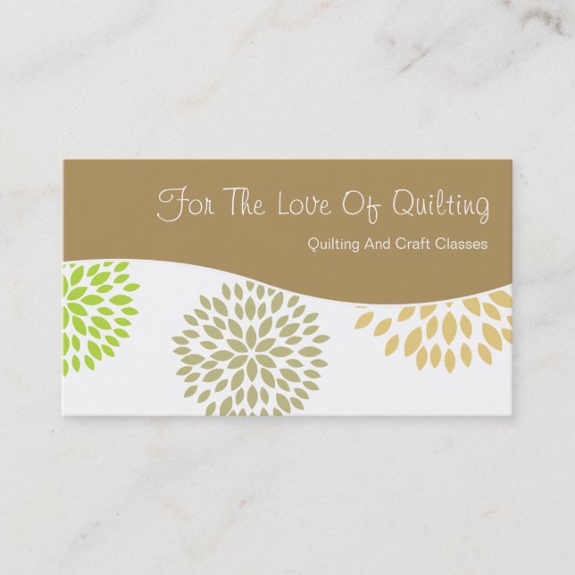 Künste und Handwerks-Visitenkarten Visitenkarte (Vorderseite)