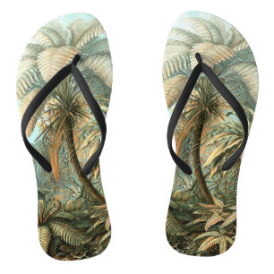 Kunstformen der Natur, Filicinae - Ernst Haeckel Flip Flops