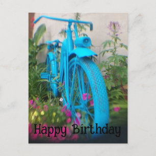 Kunstfotografie Fahrrad Alles Gute zum Geburtstag Postkarte