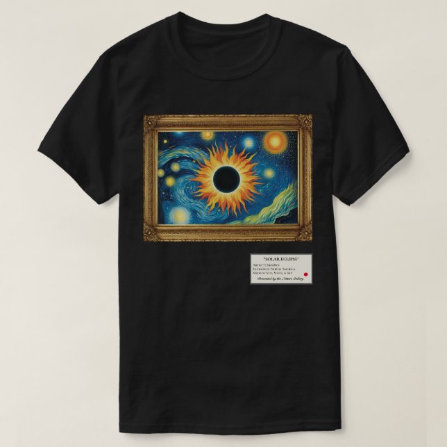 Kunstgalerie Gerahmtes Sonnenlicht T-Shirt (Design vorne)