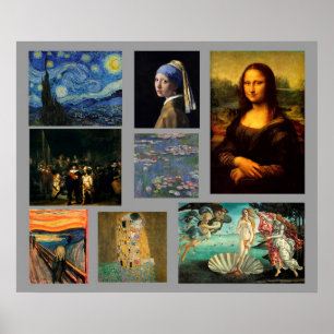 Kunstgalerie Masterpiece Poster