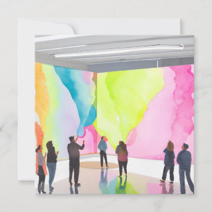 Kunstgalerie Moderne zeitgenössische Aquarellkar