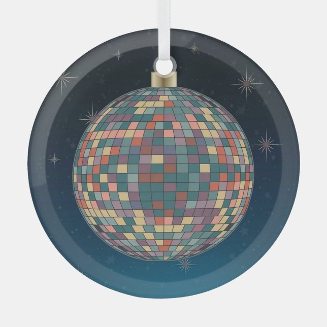 Kunstgefestigte Glaskunst, festgehaltenes Glas in  Ornament Aus Glas (Vorderseite)