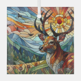 Kunstgefestigte Glaskunst, verklebter Glass Stil H Ornament Aus Glas