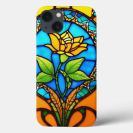 Kunstgefestigtes Glas mit lebendiger Blume Case-Mate iPhone Hülle