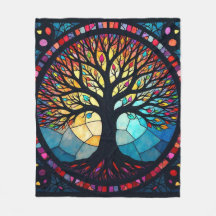 Kunstgeflecht aus Glas, Baum aus dem Leben