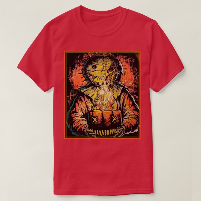 Kunstgeschenke von Pumpkin Head-Fans T-Shirt (Design vorne)